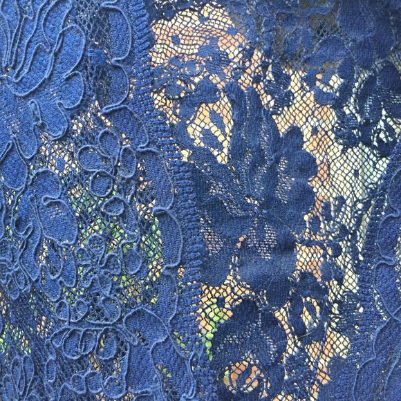 Vintage Blue Lace Jacket - Picture 3 of 9